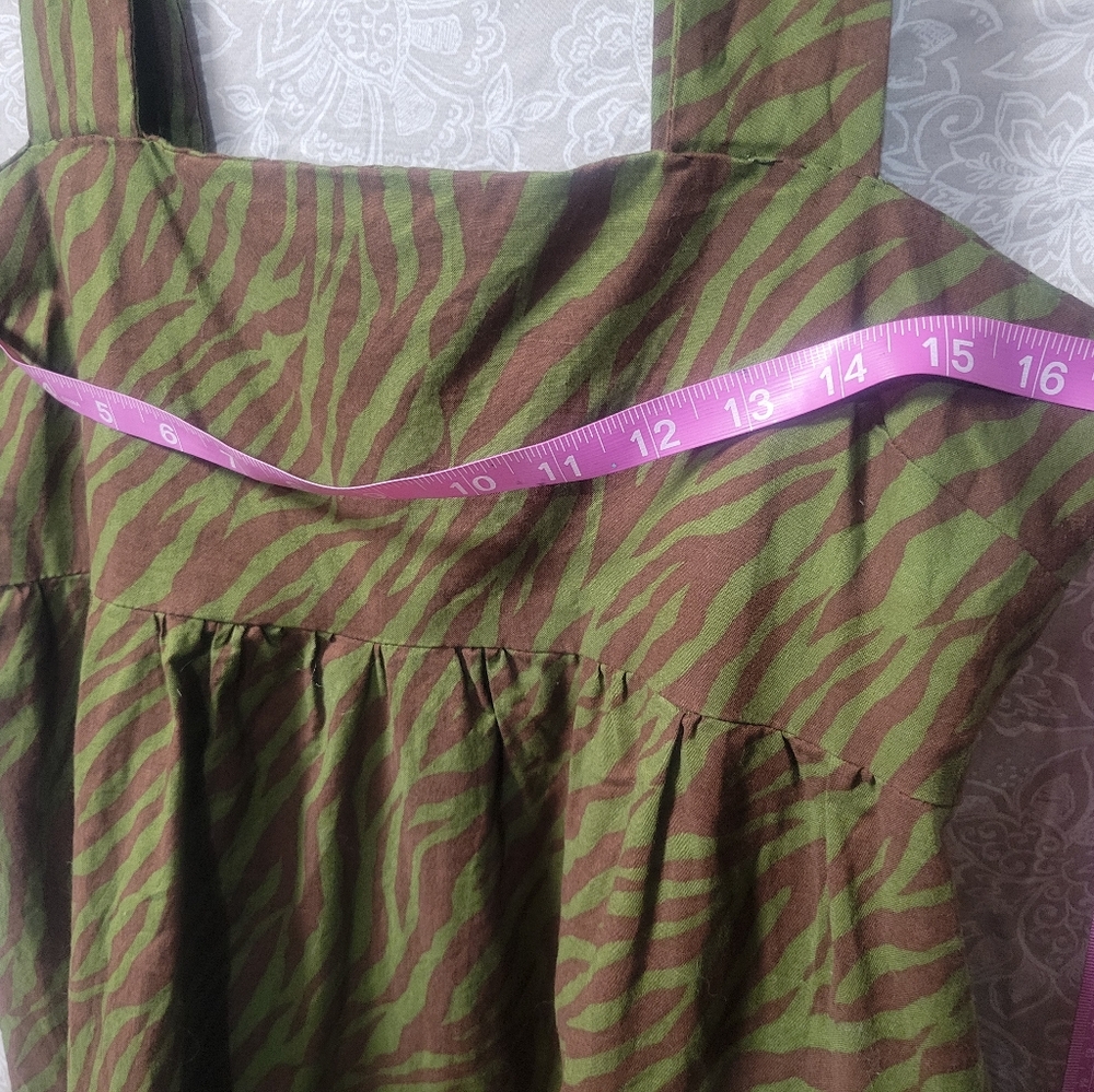 Handmade cottagecore grunge cotton dress - Picture 2 of 5
